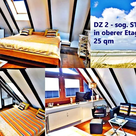 4-zimmer-ferienwohnung Deichwiese -westerland-sylt - Garten - Terrasse - 3 Schlafzimmer - 2 - 5 Pers *